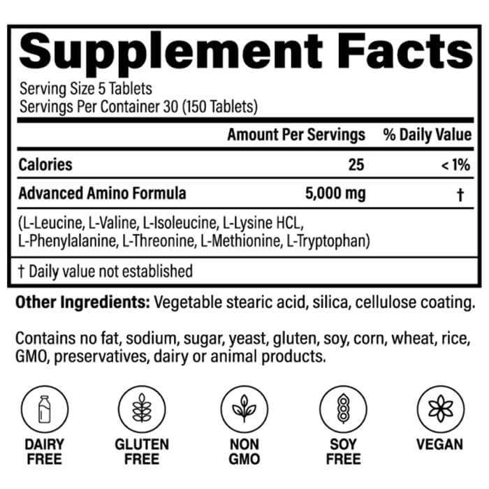 Advanced Amino Formula view 4